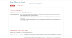 Desktop Screenshot of marque-mode.com